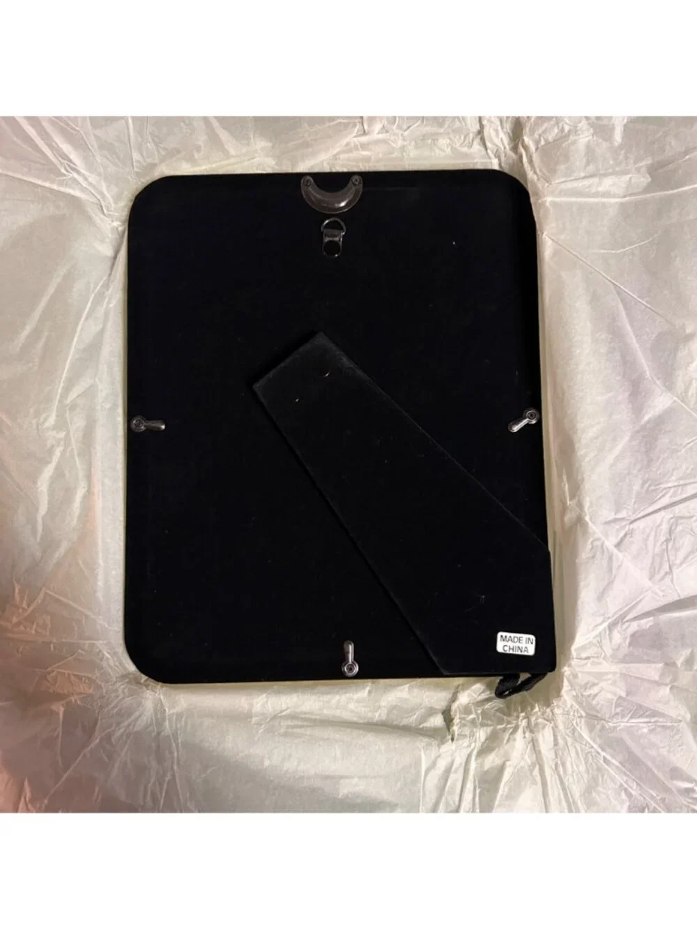 Vintage Holson Gold-Tone 8x10 Custom Picture Frame With Velvet Backing